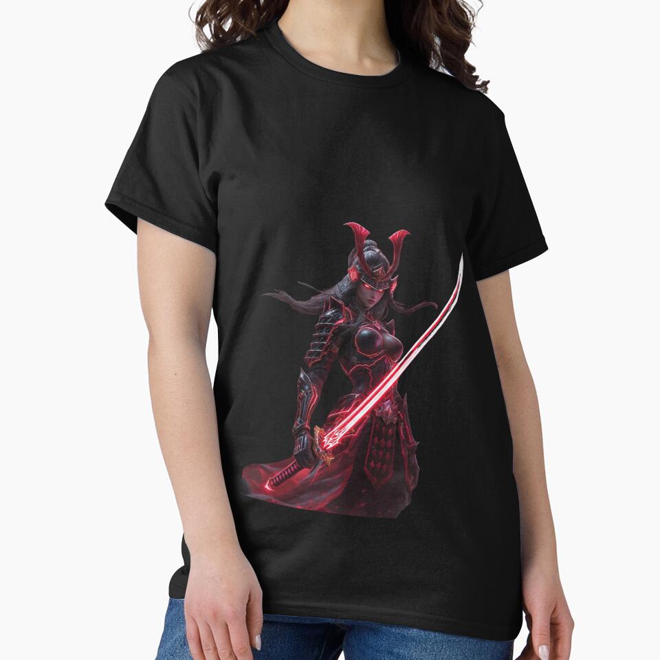 Crimson Blade Dark Warrior by AspisArtworks T-Shirts, Hoodie, Sweatshirt | BlankRebels.com (Image 2)