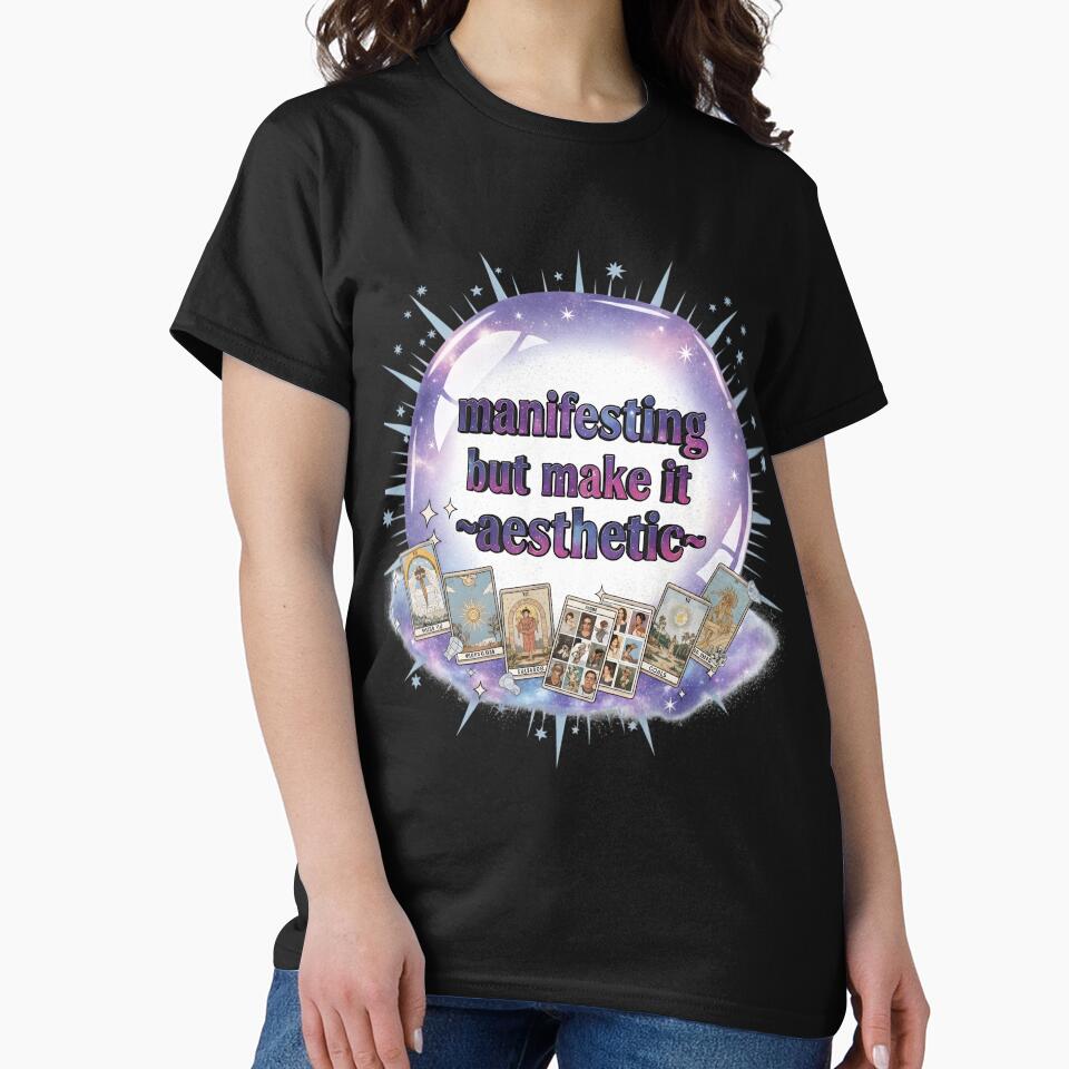 Manifesting But Make It Aesthetic Moon Tarot Cards Spiritual Art Print by AnnDesignStudio T-Shirts, Hoodie,... (Image 2)