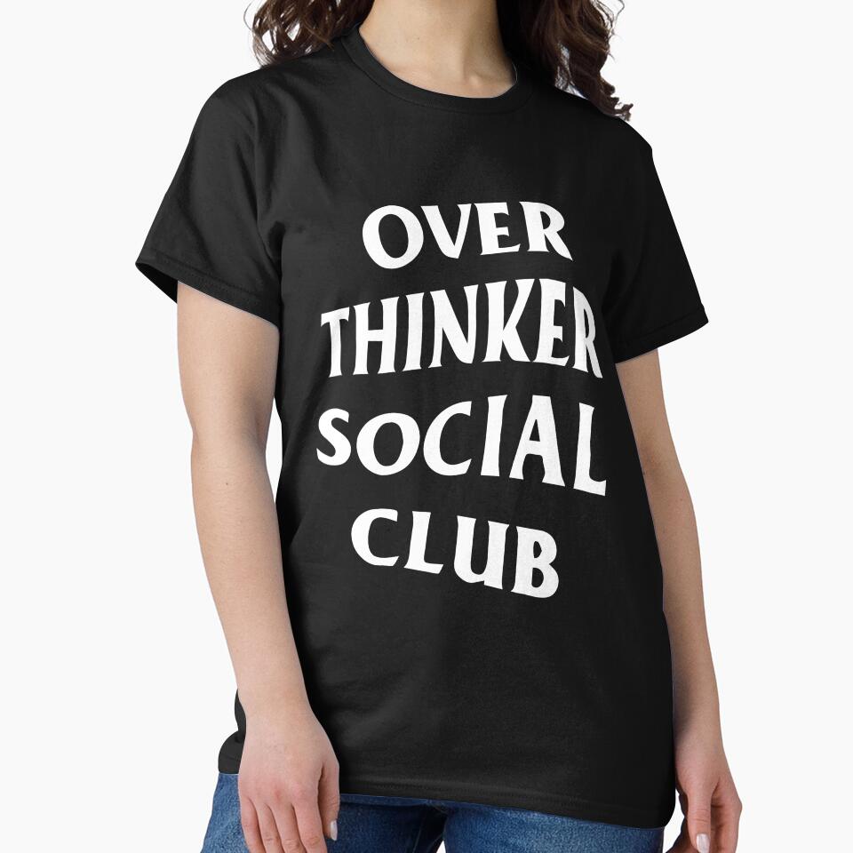 Overthinker Social Club by DFerraz T-Shirts, Hoodie, Sweatshirt | BlankRebels.com (Image 2)