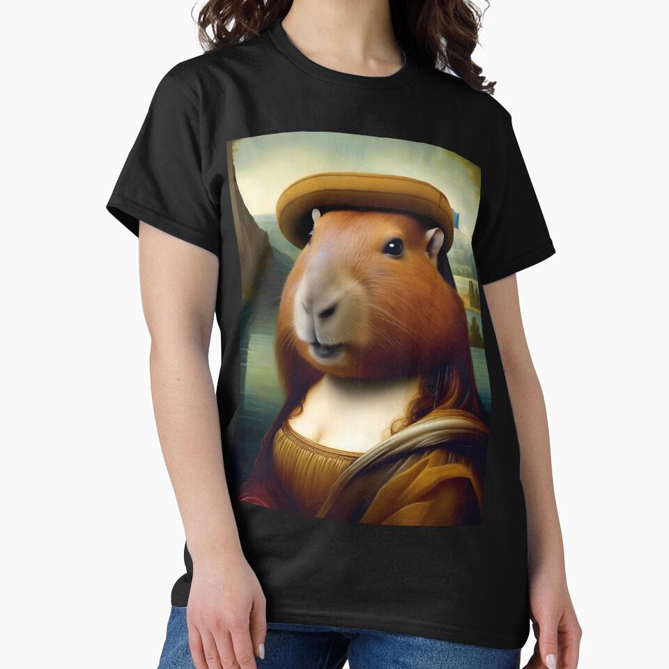 Mona Capybara | Mona's inner animal by twisted-dot T-Shirts, Hoodie, Sweatshirt | BlankRebels.com (Image 2)