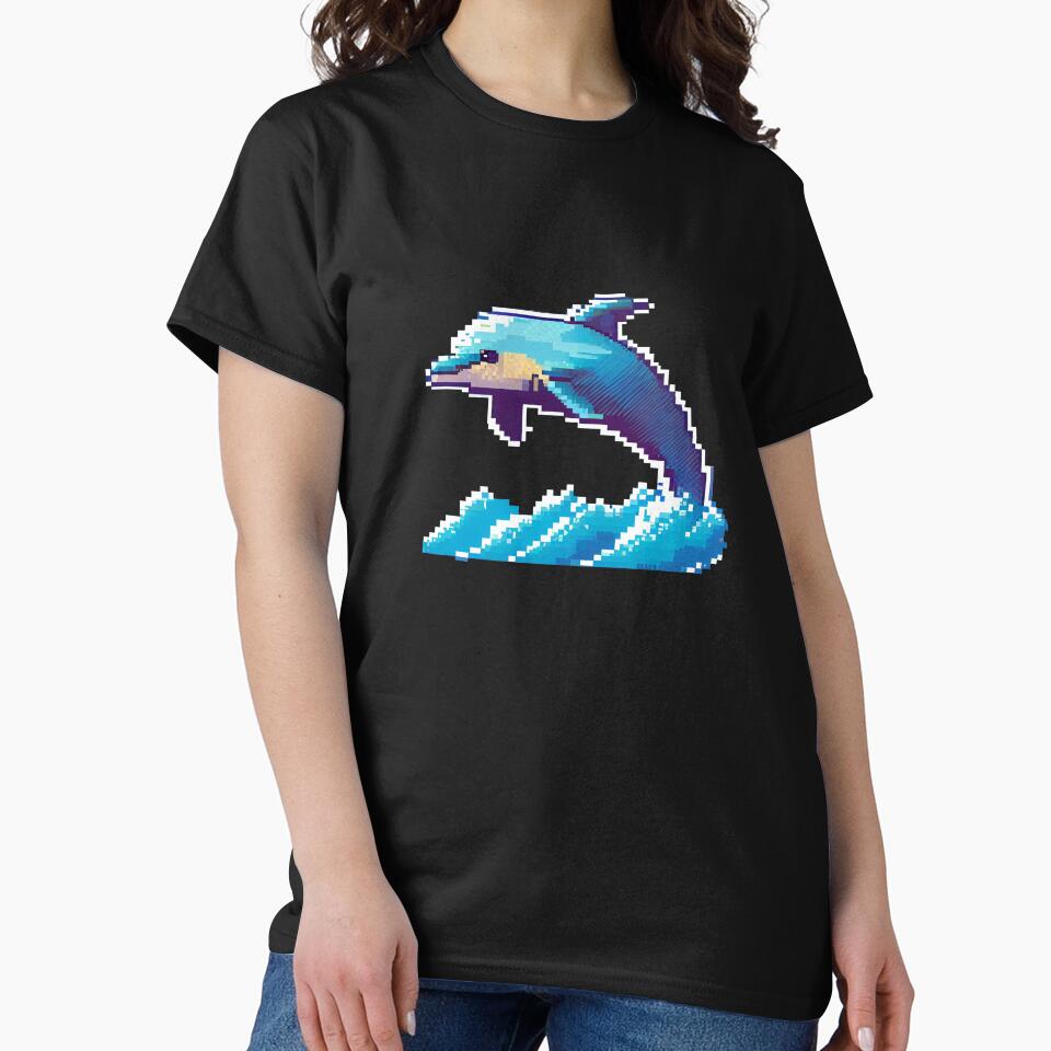 Cute little dolphin. by Pixelarium