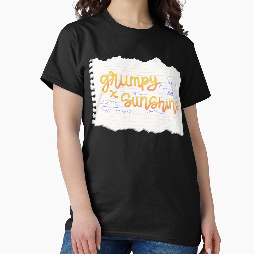 Grumpy Sunshine Romance Trope by CaitlinCherise T-Shirts, Hoodie, Sweatshirt | BlankRebels.com (Image 2)