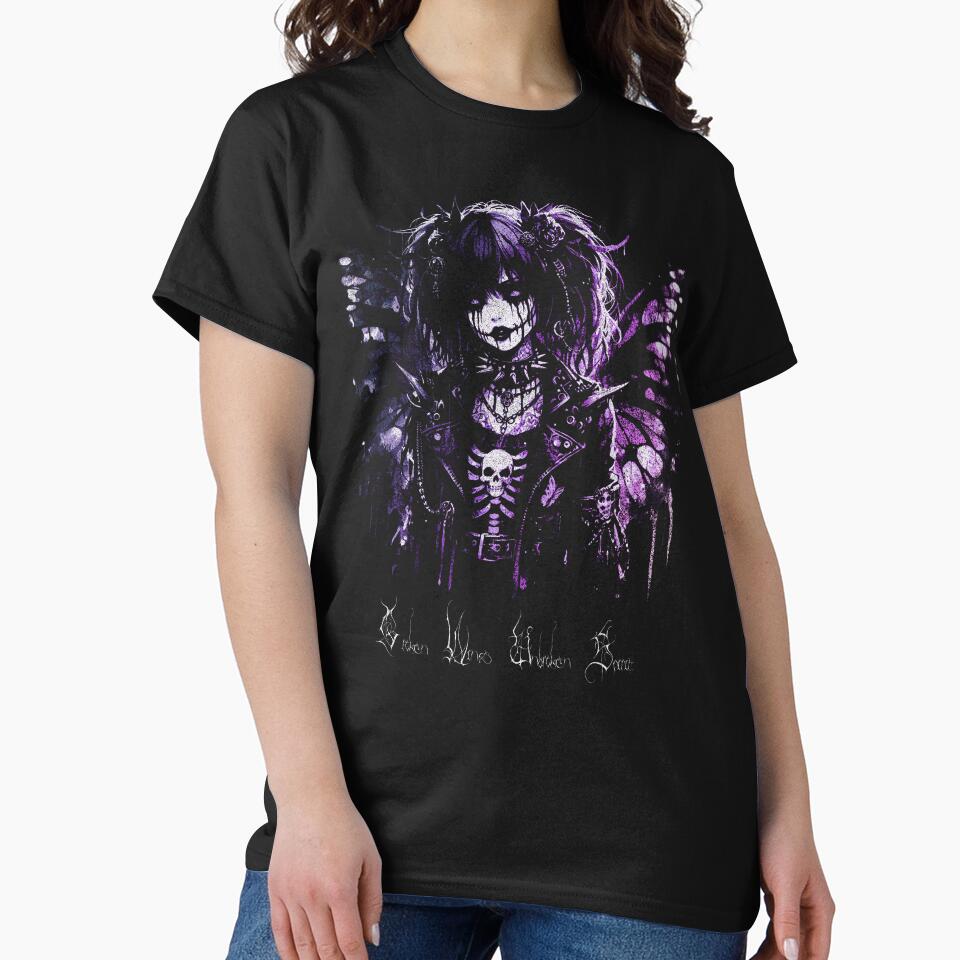 Broken Wings, Gothic Metal by FrebinDesign T-Shirts, Hoodie, Sweatshirt | BlankRebels.com (Image 2)