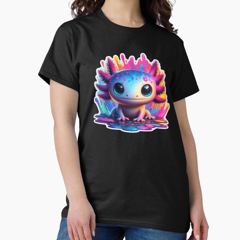 Axolotl Art #175 | Axolotl Lovers by ksgraphics222 T-Shirts, Hoodie, Sweatshirt | BlankRebels.com (Image 2)