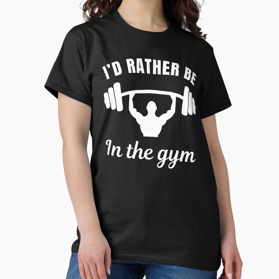 I'd rather be in the gym, gym rats and lovers by NBSStore T-Shirts, Hoodie, Sweatshirt | BlankRebels.com (Image 2)