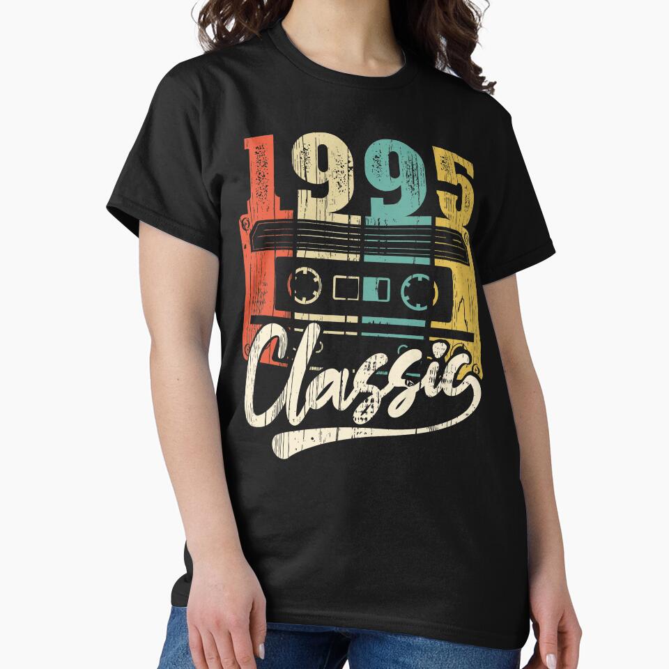 1995 Birthday Gift 25 Years Old Vintage Mixtape by rafaeltto T-Shirts, Hoodie, Sweatshirt | BlankRebels.com (Image 2)