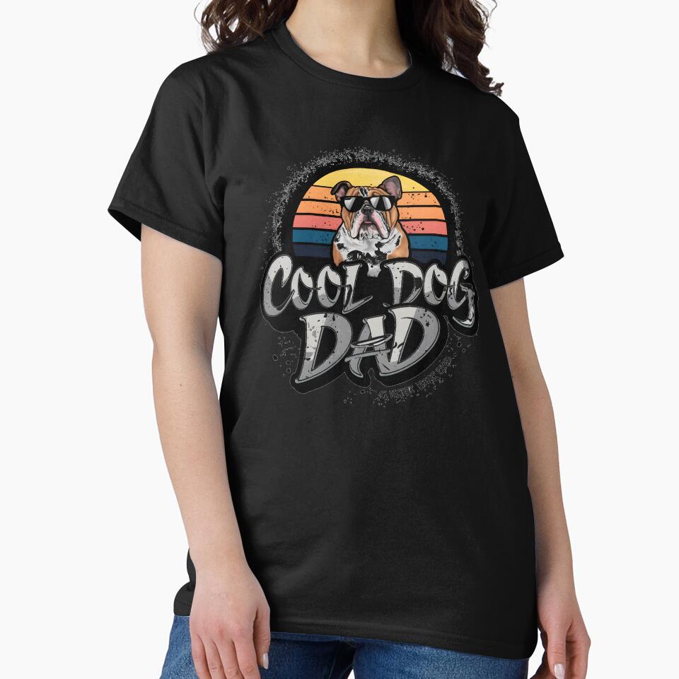 Retro Cool Dog Dad by zarshirts T-Shirts, Hoodie, Sweatshirt | BlankRebels.com (Image 2)