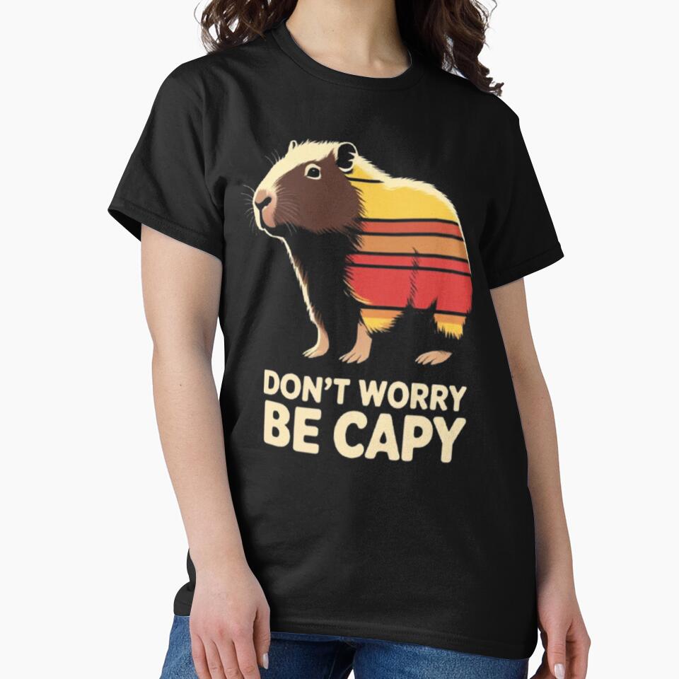 Don't Worry, Be Capy by R-market T-Shirts, Hoodie, Sweatshirt | BlankRebels.com (Image 2)