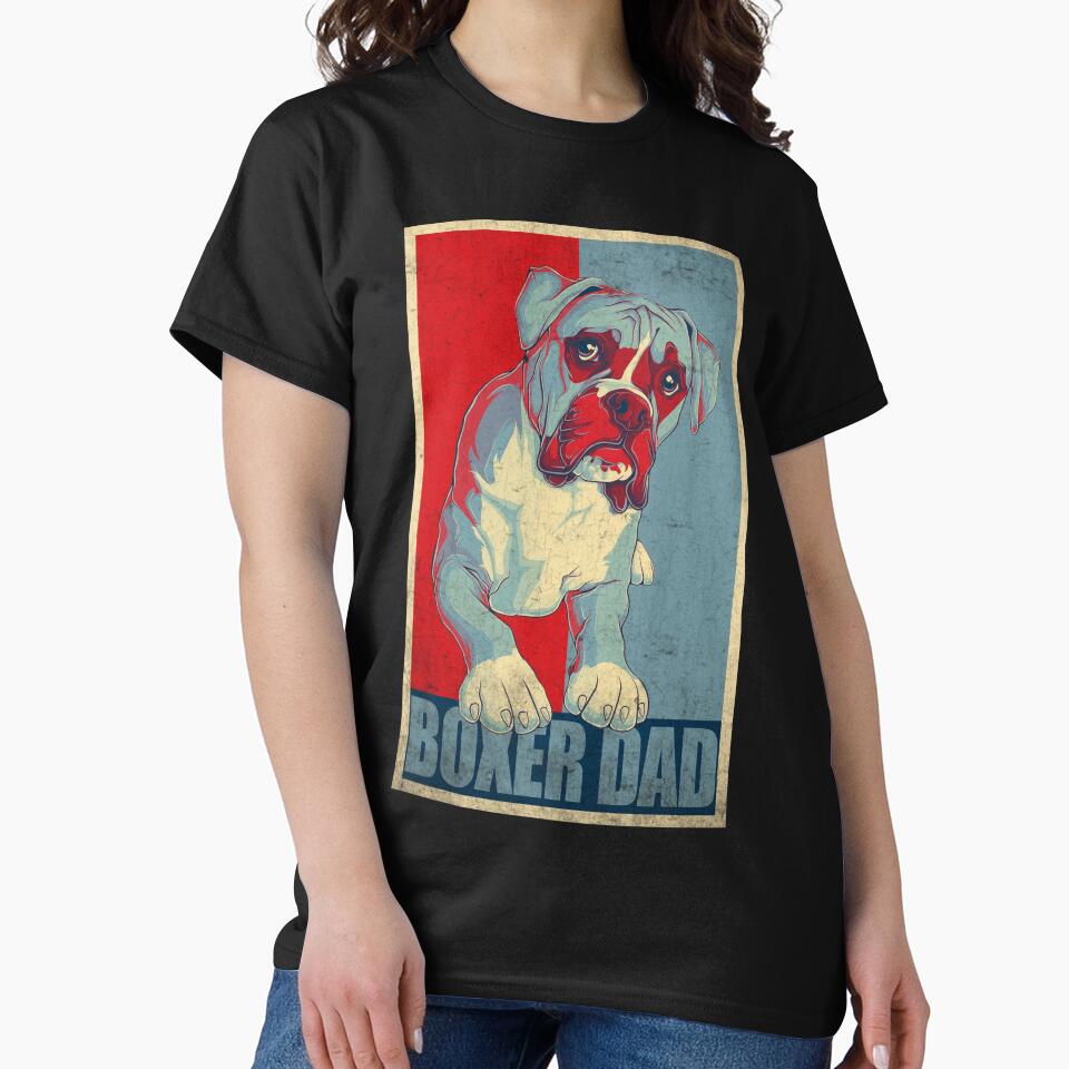 Vintage Boxer Dad by Africanob T-Shirts, Hoodie, Sweatshirt | BlankRebels.com (Image 2)