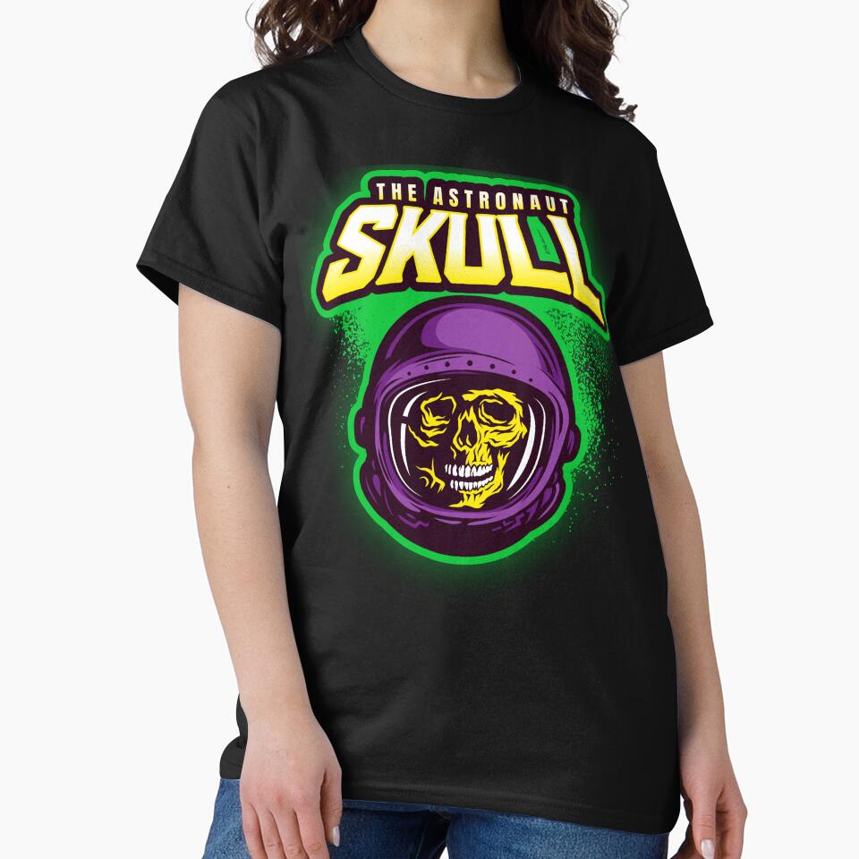 THE ASTRONAUT SKULL by MJ96-PRO T-Shirts, Hoodie, Sweatshirt | BlankRebels.com (Image 2)