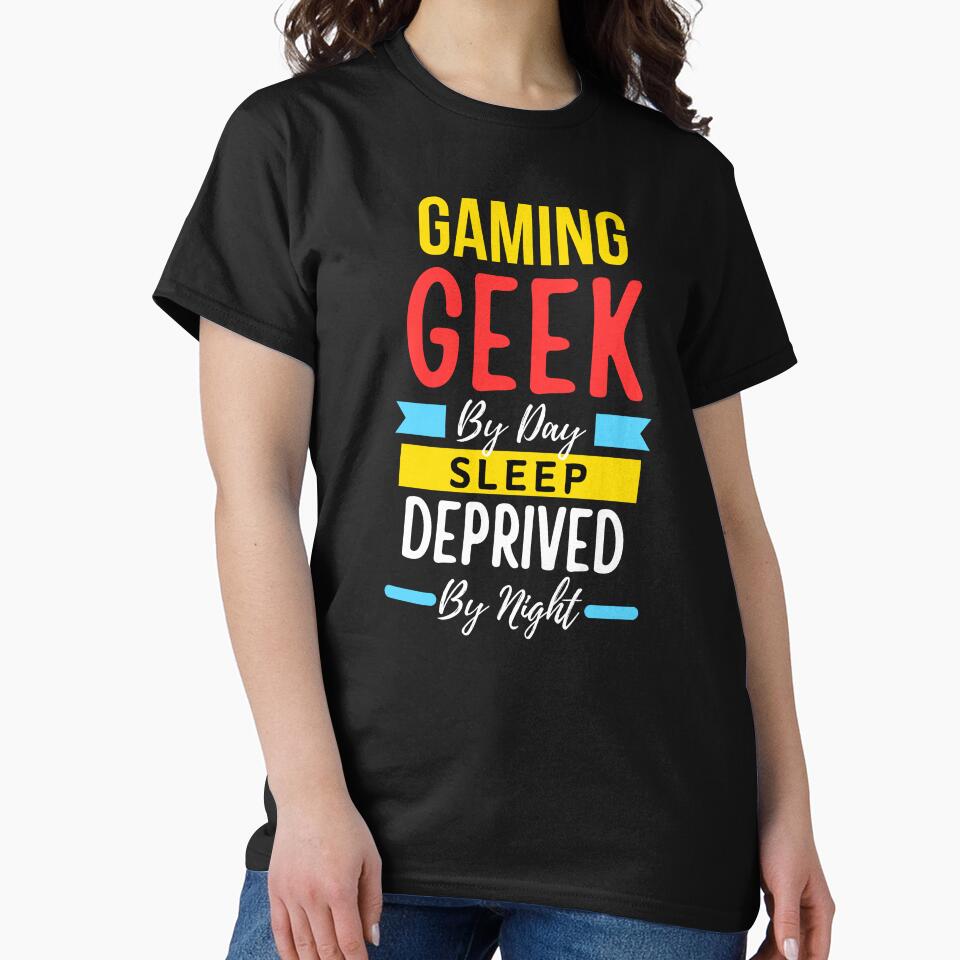 Gaming geek by day sleep deprived by night by annoying-shirts Hoodie, Sweatshirt | BlankRebels.com (Image 2)