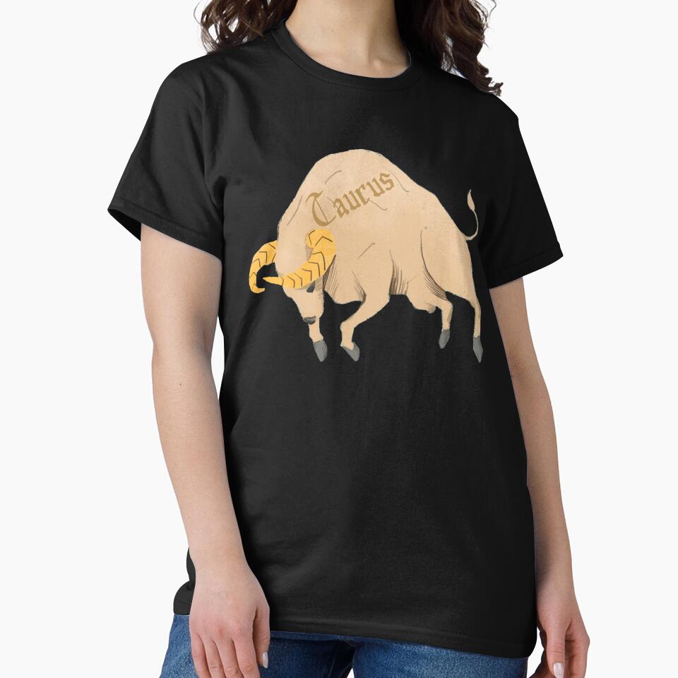 Taurus Zodiac Sign Horoscope Constellation Retro Vintage Bull Graphics by Wangfu-tees Hoodie, Sweatshirt (Image 2)
