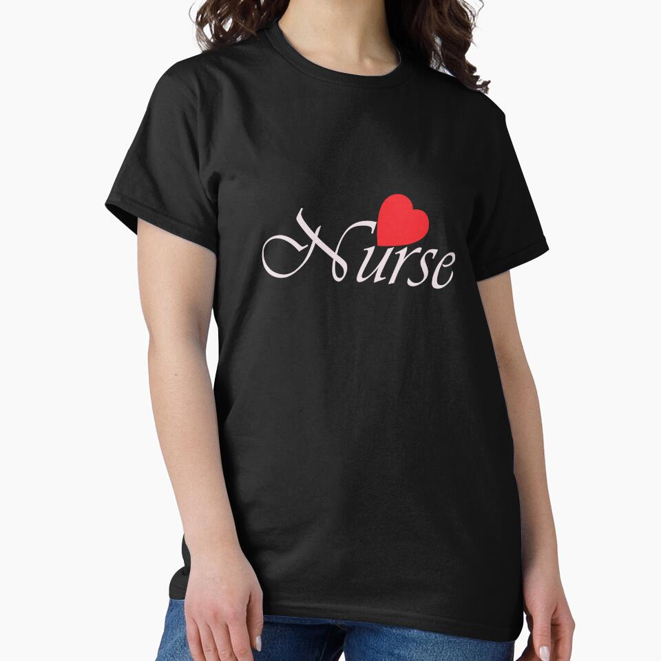 Love Nurse Shirt, Nurse T-Shirt, Nurse Tees, Cute Nurse Shirts, Nurse Appreciation Gift, Nurse Gift Idea by... (Image 2)