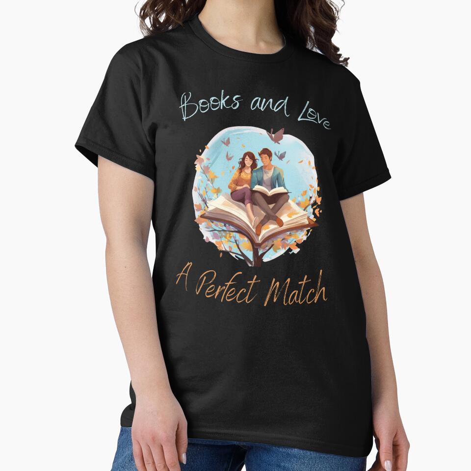 Books and love a perfect match by Mateusz Majcherek T-Shirts, Hoodie, Sweatshirt | BlankRebels.com (Image 2)