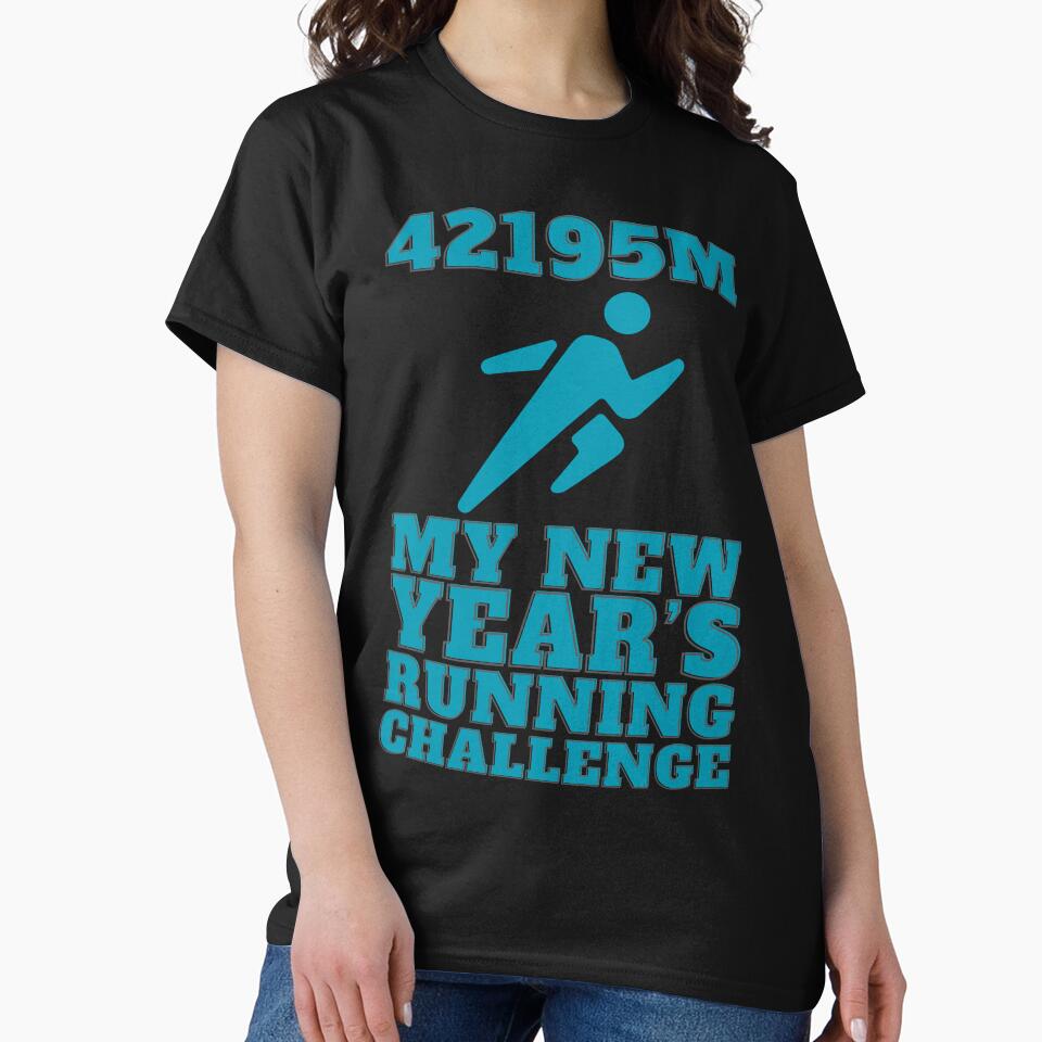 My New Years Running Challenge 2024 Marathon Running 2024 Runners t-shirt by MarsLights
