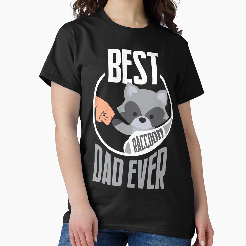 Best raccoon dad by Myshelter T-Shirts, Hoodie, Sweatshirt | BlankRebels.com (Image 2)