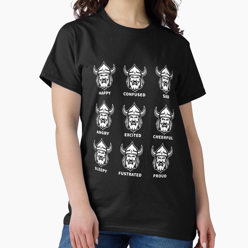 Iceland Viking Face Emotions by Mile Marker Brands T-Shirts, Hoodie, Sweatshirt | BlankRebels.com (Image 2)