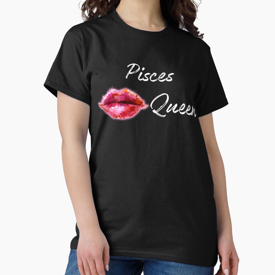 Pisces Zodiac Birthday Lips Women by hoangtrongkhiem T-Shirts, Hoodie, Sweatshirt | BlankRebels.com (Image 2)