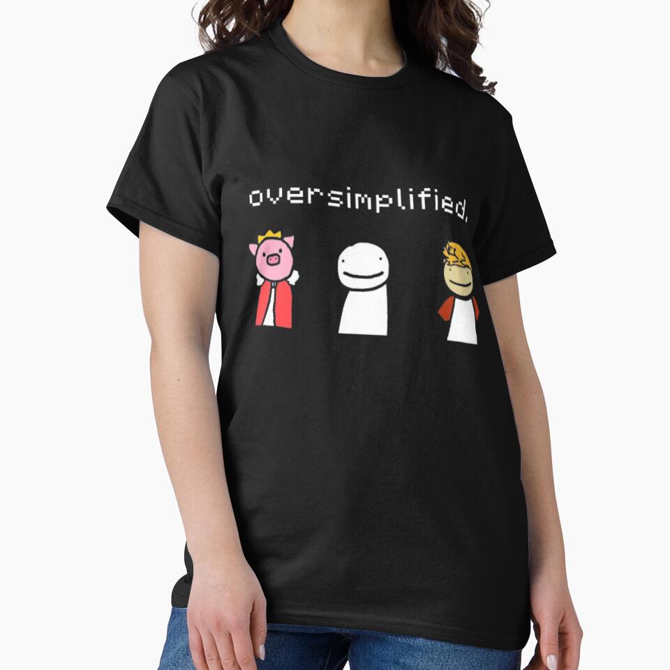 oversimplified t-shirt, hoodie, stickers, oversimplified essential by ENDASS Sweatshirt | BlankRebels.com (Image 2)