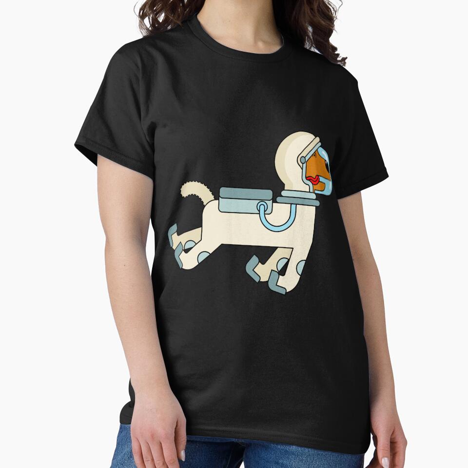 Laika, first space dog cute design vintage space by Designandlove T-Shirts, Hoodie, Sweatshirt | BlankRebels.com (Image 2)