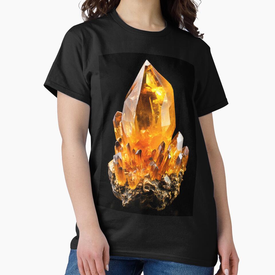 Citrine 01 Healing Crystal by mhfoto T-Shirts, Hoodie, Sweatshirt | BlankRebels.com (Image 2)