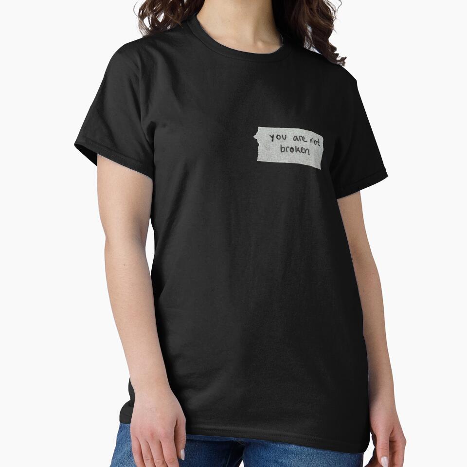 You are not broken paper quote by justkeepcreatin T-Shirts, Hoodie, Sweatshirt | BlankRebels.com (Image 2)