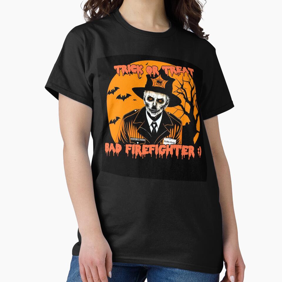 Halloween firefighter a24 by RedWolfDisigne T-Shirts, Hoodie, Sweatshirt | BlankRebels.com (Image 2)