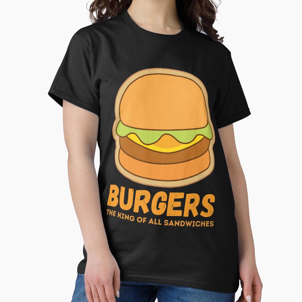 Burger Bonanza - Burgers - The king of all sandwiches by WBP Mart T-Shirts, Hoodie, Sweatshirt | BlankRebels.com (Image 2)
