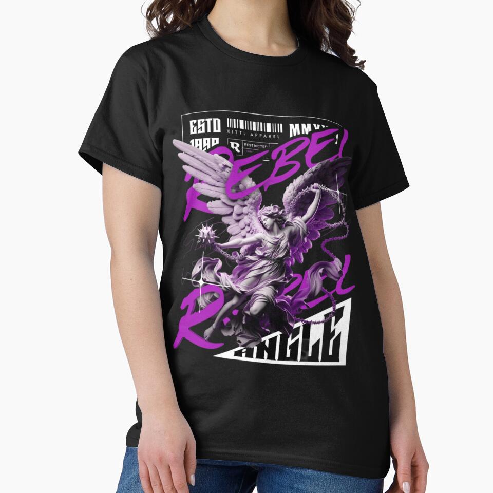 REBEL | Angel | Graphic Sweatshirt by Fuziese T-Shirts, Hoodie | BlankRebels.com (Image 2)
