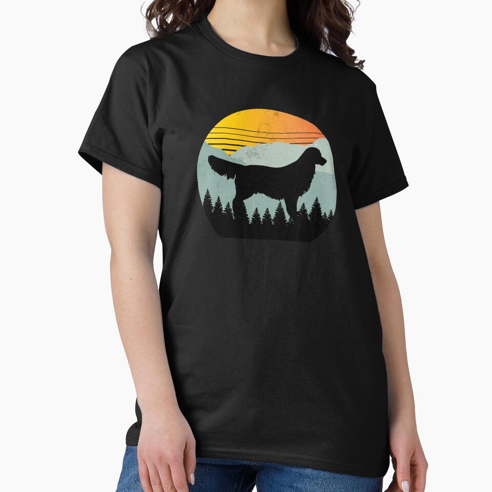 Vintage Retro Sun Golden Retriever Dog Gift by Guarddogdrive T-Shirts, Hoodie, Sweatshirt | BlankRebels.com (Image 2)