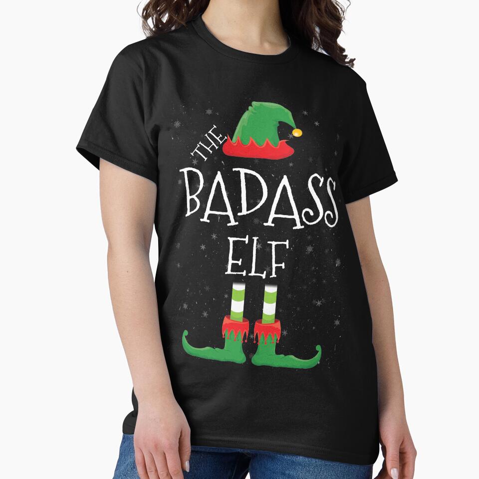 Badass Elf Family Matching Christmas Group Funny Gift by DavisHasari T-Shirts, Hoodie, Sweatshirt | BlankRebels.com (Image 2)