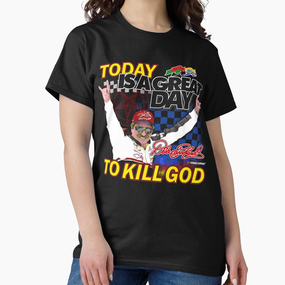 Dale Earnhardt ShirtEarn hard Kill God by AntoniusBachman T-Shirts, Hoodie, Sweatshirt | BlankRebels.com (Image 2)