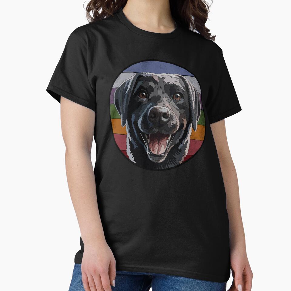 Vintage Black Labrador by Just-Arts-4U T-Shirts, Hoodie, Sweatshirt | BlankRebels.com (Image 2)