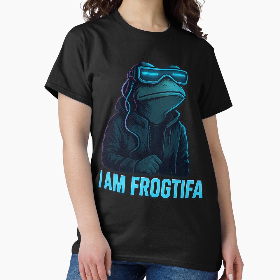I Am Frogtifa Ribbit Protest Frog Meme by NightWisdom T-Shirts, Hoodie, Sweatshirt | BlankRebels.com (Image 2)