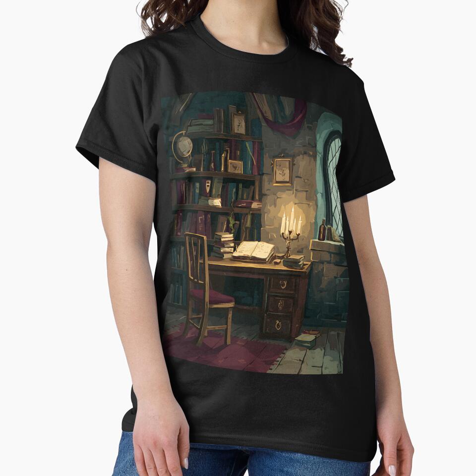 Moody Dark Academia Study by bapupa T-Shirts, Hoodie, Sweatshirt | BlankRebels.com (Image 2)