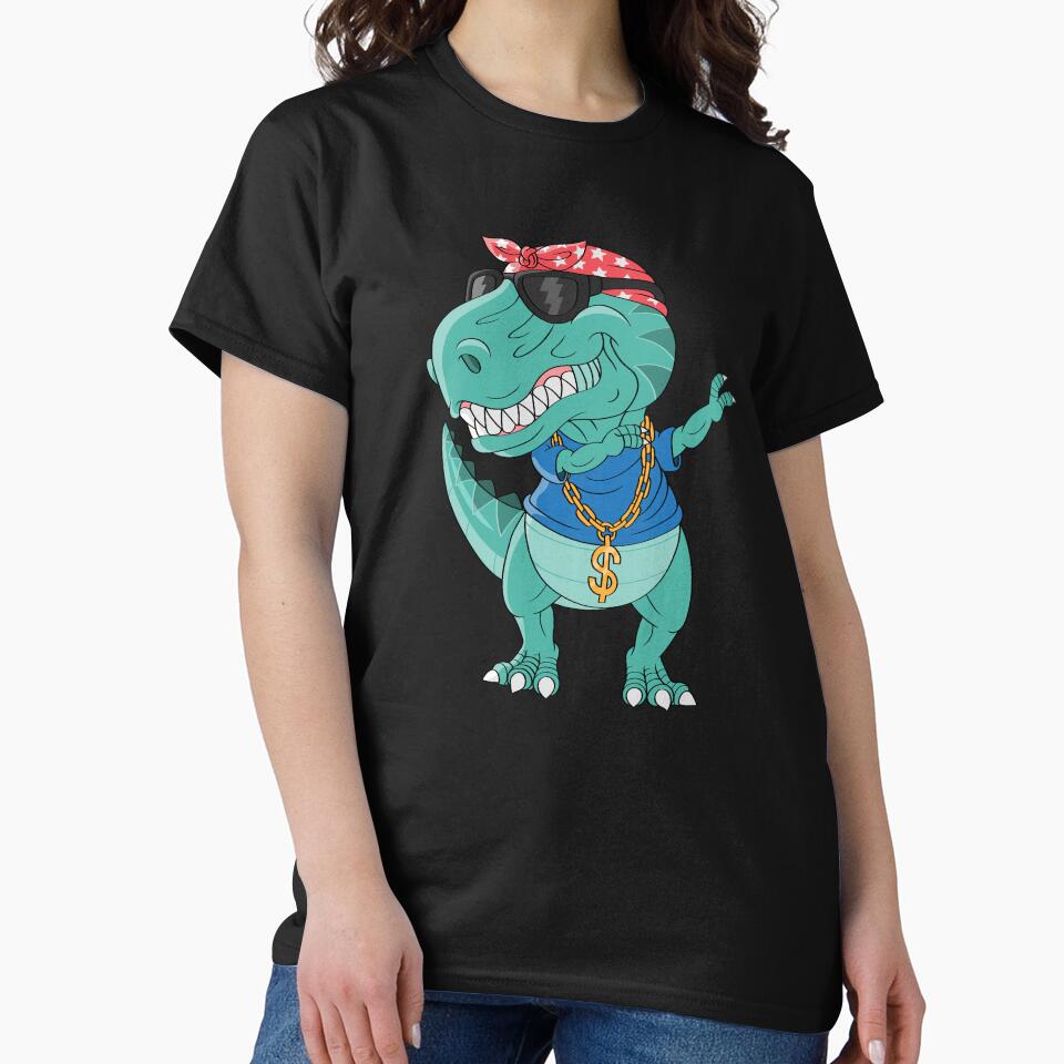 Cool T-Rex dabbing by kalud-zoldyck T-Shirts, Hoodie, Sweatshirt | BlankRebels.com (Image 2)