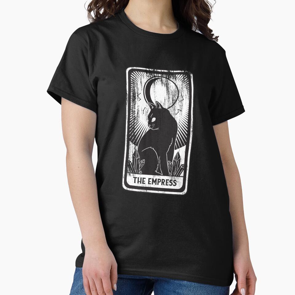 Black Cat Empress Tarot Card by taaddison50 T-Shirts, Hoodie, Sweatshirt | BlankRebels.com (Image 2)