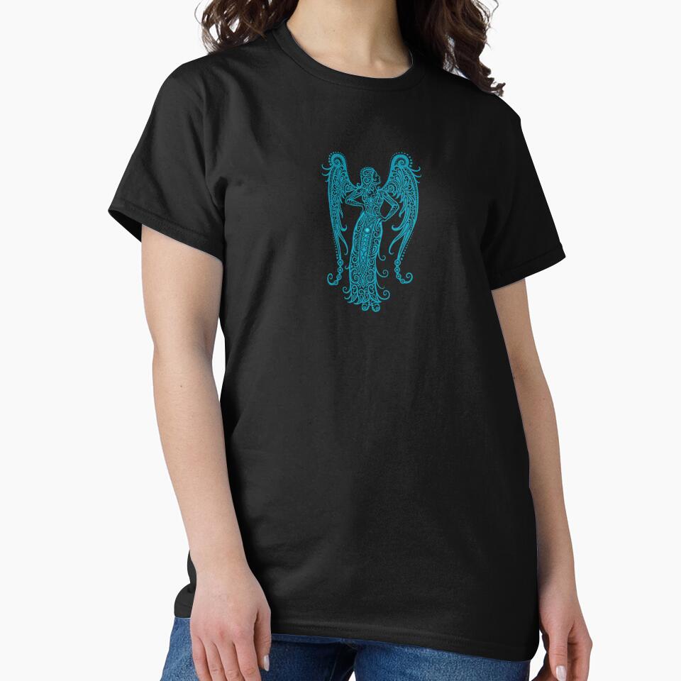 Blue Virgo Zodiac Sign in the Stars by JeffBartels T-Shirts, Hoodie, Sweatshirt | BlankRebels.com (Image 2)