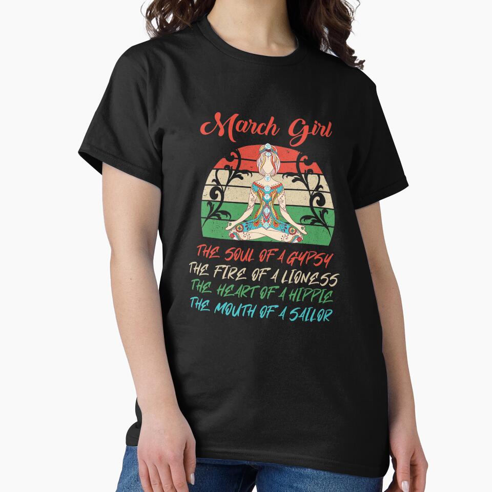 March Girl by autlu T-Shirts, Hoodie, Sweatshirt | BlankRebels.com (Image 2)