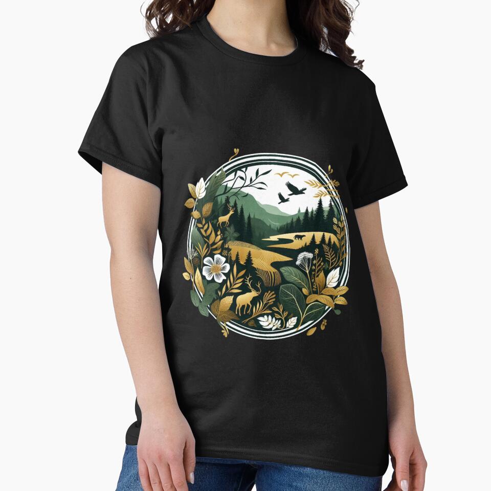 Verdant Whispers: Nature Art by rj-avant-garde T-Shirts, Hoodie, Sweatshirt | BlankRebels.com (Image 2)