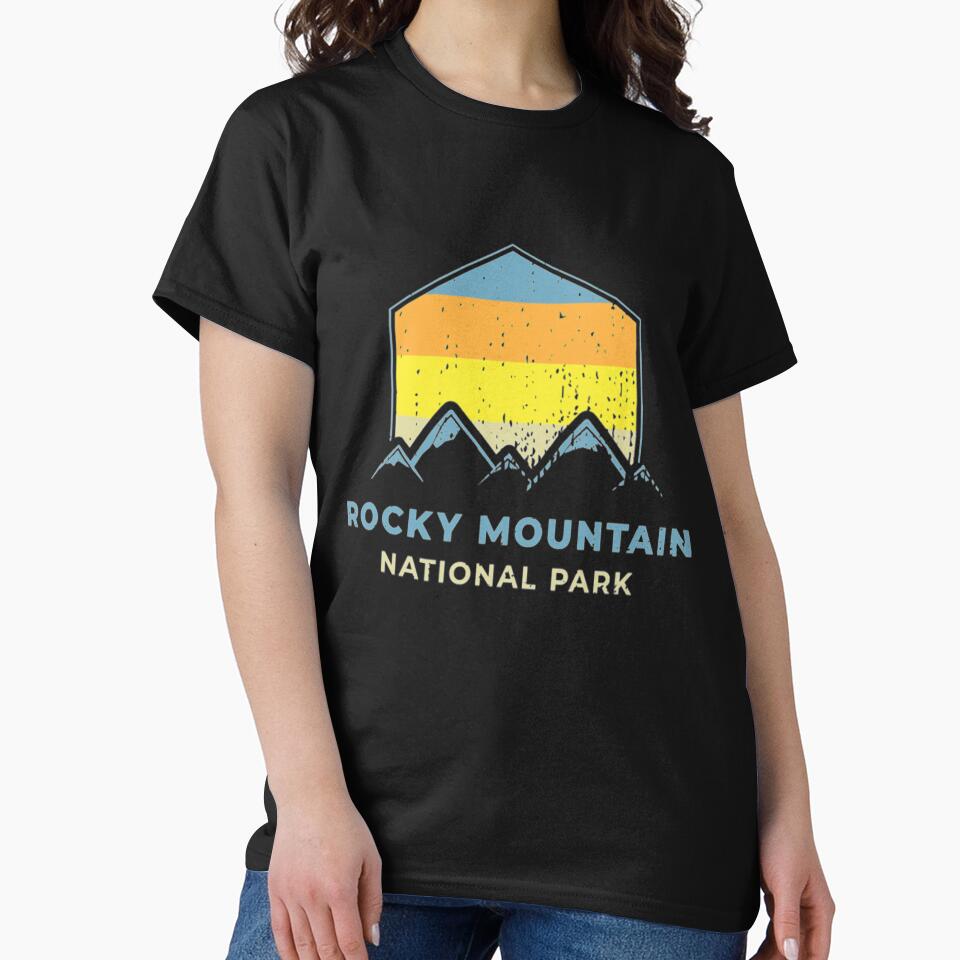 Rocky Mountain National Park Retro Shirt by Clavitaps Hoodie, Sweatshirt | BlankRebels.com (Image 2)