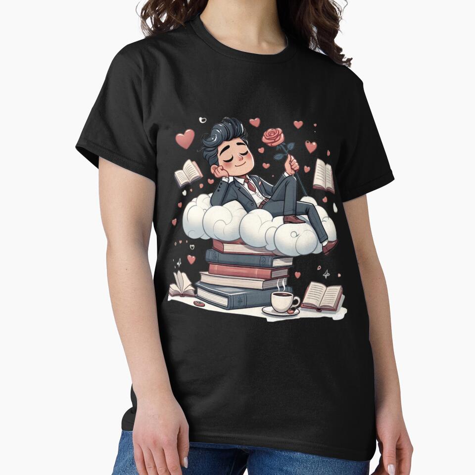 Book Boyfriend by Mateusz Majcherek T-Shirts, Hoodie, Sweatshirt | BlankRebels.com (Image 2)