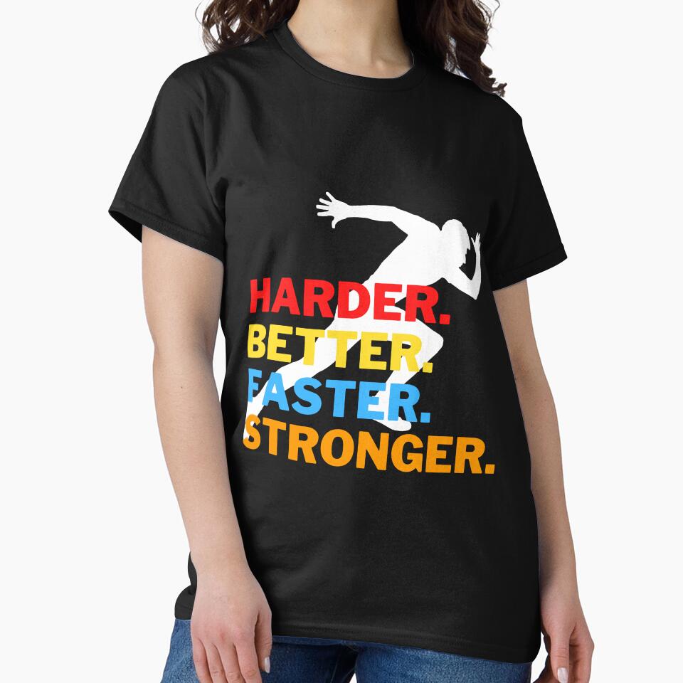 Workout- Harder. Better. Faster. Stronger. by PurpleWay T-Shirts, Hoodie, Sweatshirt | BlankRebels.com (Image 2)