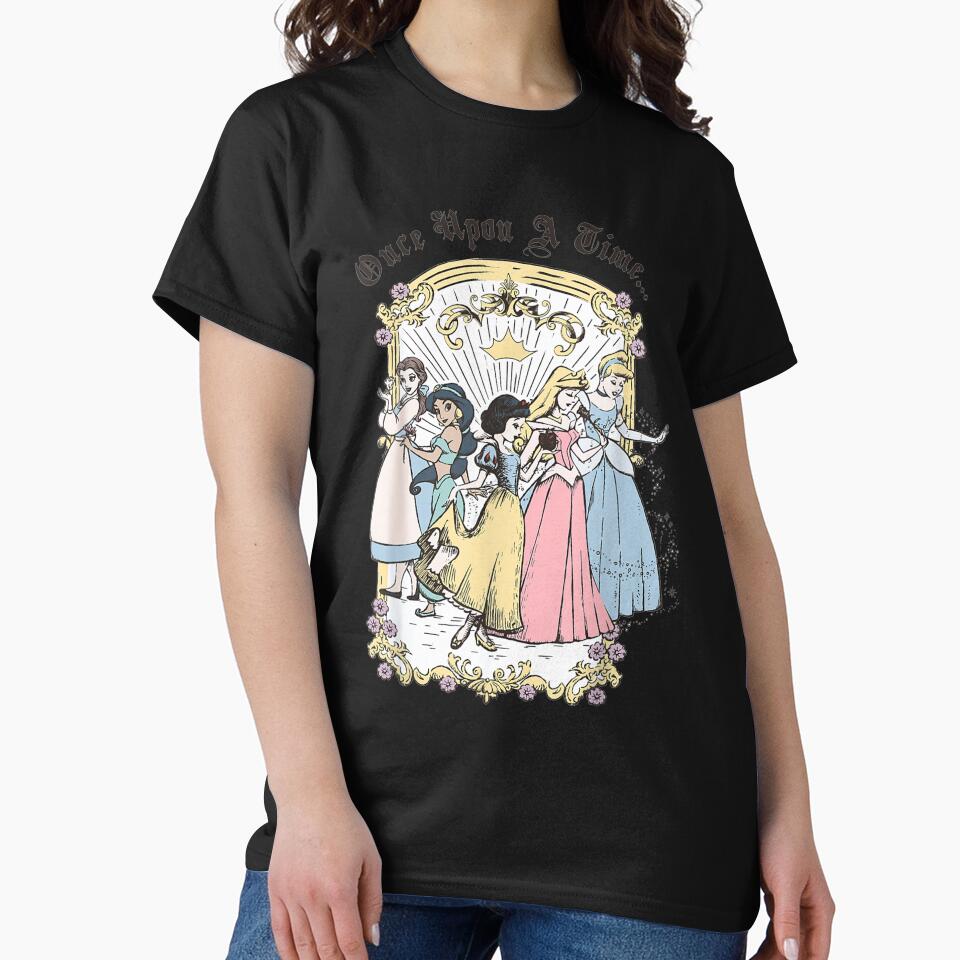 Princess Once Upon A Time Vintage Cartoon by DanylYaros T-Shirts, Hoodie, Sweatshirt | BlankRebels.com (Image 2)