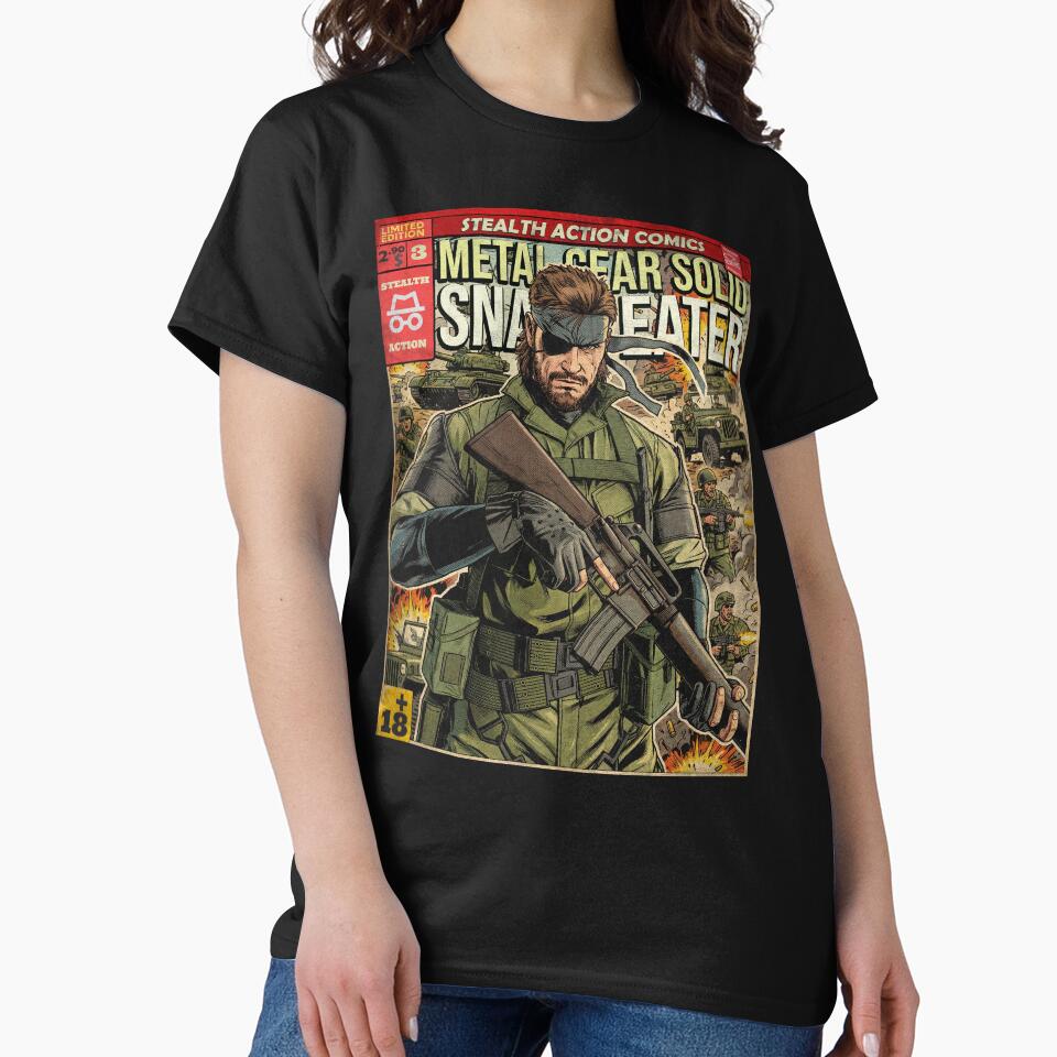 Metal Gear Vintage Comic Cover Gaming Art by Back2Collage