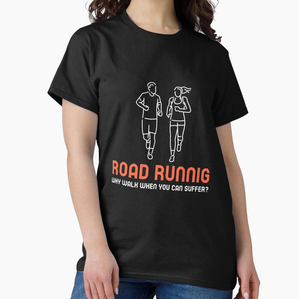 Funny Road Running T-shirt by SBL-Prints Hoodie, Sweatshirt | BlankRebels.com (Image 2)
