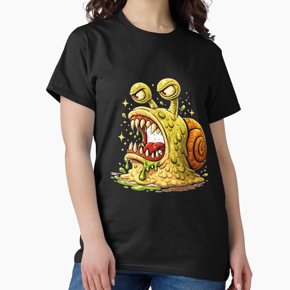 Monster Snail Icon – Dark Fantasy Cartoon Creature by Design by Anthony