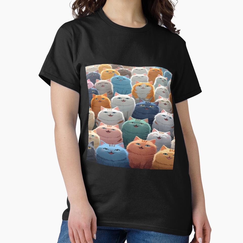 cute funny  cat pattern  colorful cute pattern with fluffy   colorful cheerful kittens ,aesthetic cat art,funny cat,Cat Lover,cute cat,cat pattern by Expressions-Sel