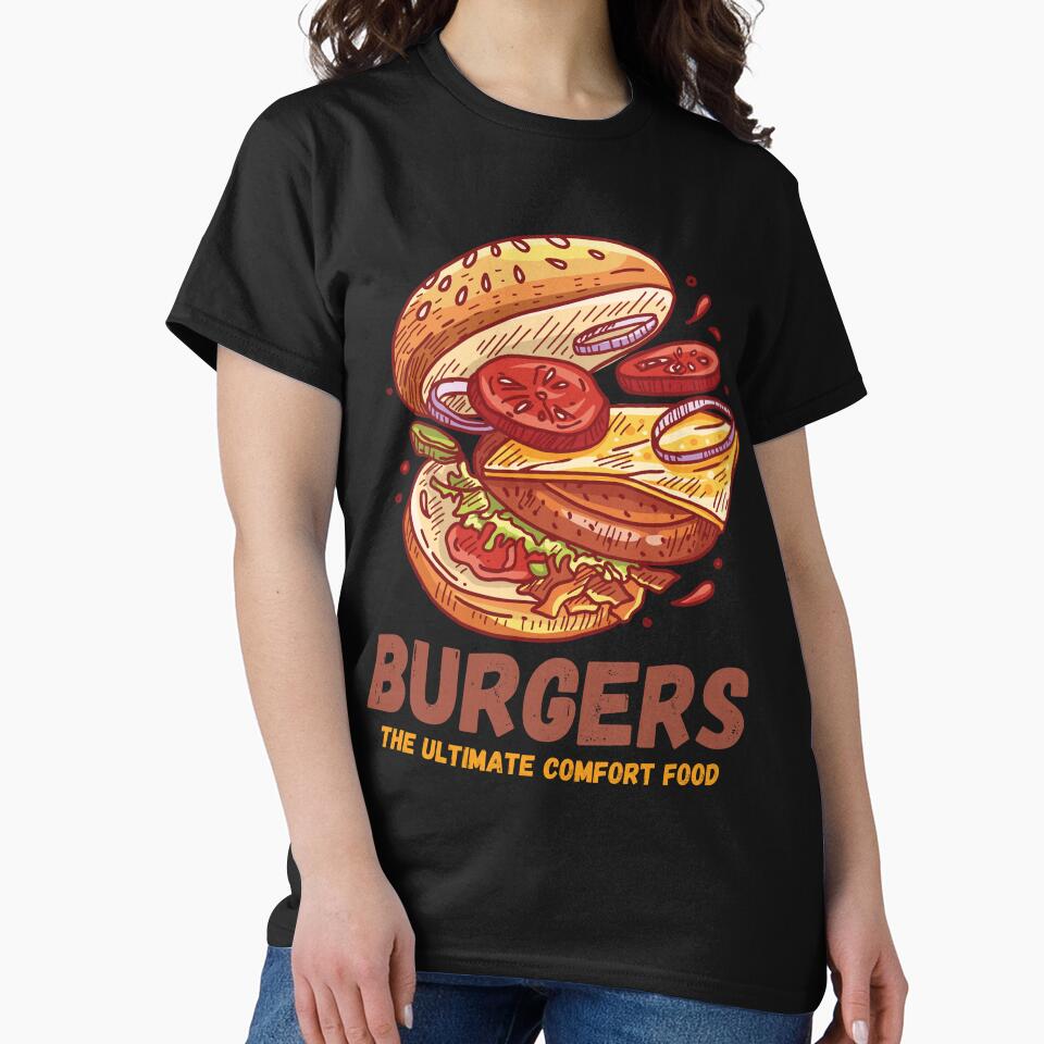 Burgers - The ultimate comfort food - Burger Battle Royale by WBP Mart T-Shirts, Hoodie, Sweatshirt (Image 2)