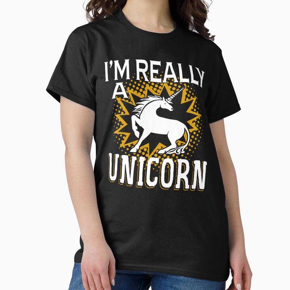 I'm Realy A Unicorn by UnknownArtistt T-Shirts, Hoodie, Sweatshirt | BlankRebels.com (Image 2)